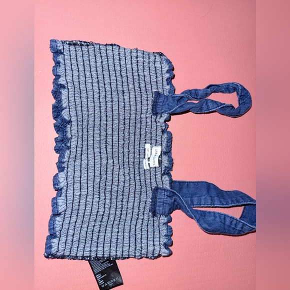 Urban Outfitters Blue Smocked Top - Picture 6 of 9